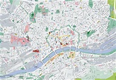 Mapa de Frankfurt: mapa offline e mapa detalhado da cidade de Frankfurt