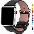 15 Colors genuine leather for Apple Watch Bands Series 5/4/3/2/1 ...