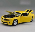 1/24 Chevrolet Camaro SS RS 2010 Bumble Bee YELLOW Color Model Car Toys ...