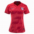 NIKE HOPE SOLO #1 USA 2019 WORLD CUP 3 STAR WOMEN'S AWAY RED WOMENS ...
