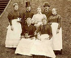 Victoria's Rusty Knickers, House Servants posing with the Tools of their...
