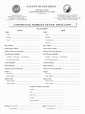 Fillable Online CONFIDENTIAL MARRIAGE LICENSE APPLICATION Fax Email ...