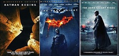 Amazon.com: The Dark Knight Trilogy Batman Begins The Dark Knight The ...