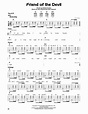 Friend Of The Devil Sheet Music | Grateful Dead | Guitar Lead Sheet