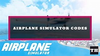Roblox Airplane Simulator Codes (January 2023) - Try Hard Guides
