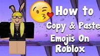 How to Copy & Paste Emojis On Roblox! 😀 - YouTube