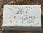 William Gary Smith (1945-1945): homenaje de Find a Grave