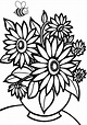 Free Coloring Pages For Adults Flowers Coloring Pages