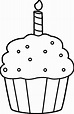 Printable Coloring Pages Cupcakes