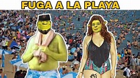 Shrek Buchon y Fiona se van a la playa en plena cuarentena👌😈 |EP 16 ...