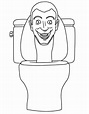 Desenhos de Skibidi Toilet para Colorir, Pintar e Imprimir ...