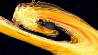 Scientists catch 1st glimpse of a black hole swallowing a neutron star ...