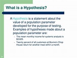 PPT - One Sample Tests of Hypothesis PowerPoint Presentation - ID:538061