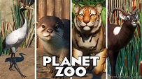 The 130 ANIMALS in Planet Zoo When DLC Wetlands Pack 2022 was Released ...