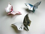 Origami Geldschein Schmetterling Video-Anleitung - HANDMADE Kultur