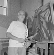 Marcel Janco în atelierul său din Ein Hod, Israel, 1964 | Modernism