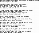Trinity Hymnal Hymn: Amazing Grace-How Sweet The Sound--Amazing Grace ...