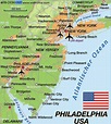 Philadelphia Karte | Weltkarte