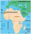 Mapas de Sáhara Occidental - Atlas del Mundo