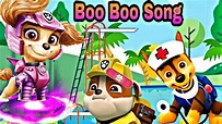 Paw Patrol Boo Boo Song - Sing Along | Kids Songs and Nursery Rhymes ...