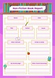 Non-Fiction Book Report Template for Teachers | Perfect for grades 4th ...