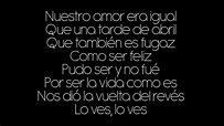 Alejandro Sanz - ¿Lo Ves? (Lyric Video) - YouTube