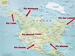 Rio Grande Mapa America