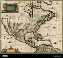 17th Century United States Map - Map