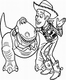 Dibujos de Rex y Woody En Toy Story 4 para Colorear para Colorear ...