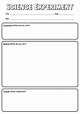 Science Experiment Template for kids | Art Printables/handouts | Pint…