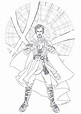 Doctor Strange coloring pages to download and print for free