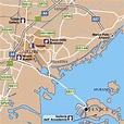 Map of Venice airport: airport terminals and airport gates of Venice