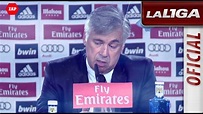 La ceja de Carlo Ancelotti en Gol Zap - YouTube