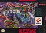 Teenage Mutant Ninja Turtles IV Turtles in Time Complete SNES Game