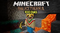 SOBREVIVIENDO 100 DIAS BAJO TIERRA en MINECRAFT 😨 SILVIOGAMER #3 - YouTube
