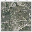 Aerial Photography Map of Lombard, IL Illinois