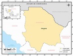 Mapa de ubicación del estado de Chihuahua | DESCARGAR MAPAS