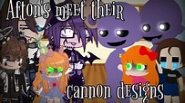 Afton's meet their cannon designs •|| ||• Fnaf, Gacha club •|| - YouTube