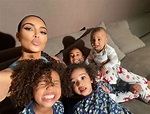 Kim Kardashian Poses With Her Four Kids In Quarantine for At-Home ...