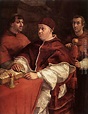 Pope Leo X with Cardinals by Raphael | Oil Painting Reproduction