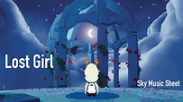 【Sky Music Sheet 楽譜】Lost Girl - Deltarune chapter 2 - YouTube