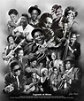 Legends of the Blues (Great Blues Musicians & Singers) Art by W ...