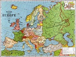 Cartes de Europe Affiches et Posters sur EuroPosters.fr