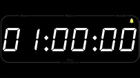 1 Hour - TIMER & ALARM - 1080p - COUNTDOWN - YouTube