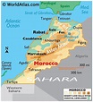 Cartes et faits du Maroc - Atlas mondial - Blog Voyage
