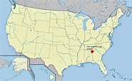 Atlanta Karte Usa