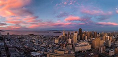 San Francisco Sunset Papel de Parede and Planos de Fundo | 2048x997 ...