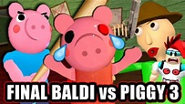 Final Épico en Baldi vs Piggy Parte 3 | Batalla Final Piggy vs Baldi ...