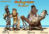 Madagascar characters as humans by Yujin0623 on DeviantArt
