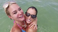 Beach video from drone cute and beautiful women naughty and funny bath ...